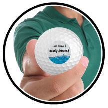 Lustige Neuheit Golfbälle