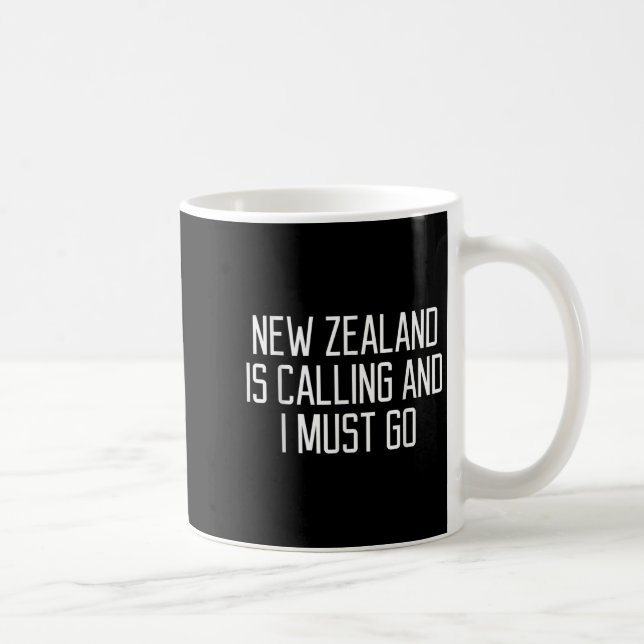 Lustige Neuseeland-Zitat  Kaffeetasse (Rechts)