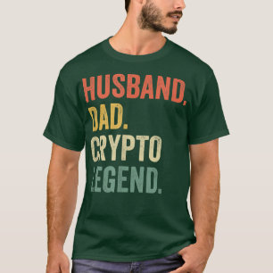 Lustige NFT-Kunst für Männer Ehemann Vater Legende T-Shirt