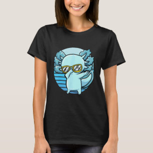 Lustige niedliche Axolotls gehende Haustierfischli T-Shirt