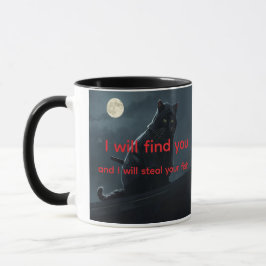 Lustige Ninja-Katzen-Meme individuell gestaltbarer Tasse