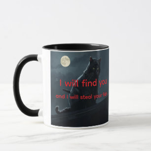 Lustige Ninja-Katzen-Meme individuell gestaltbarer Tasse