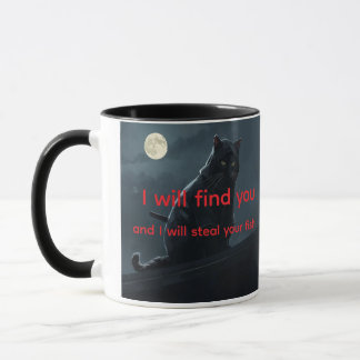 Lustige Ninja-Katzen-Meme individuell gestaltbarer Tasse