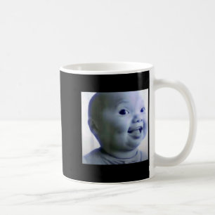 Lustige Nische Baby Gen Z Meme Ai Viral Kichernd A Kaffeetasse