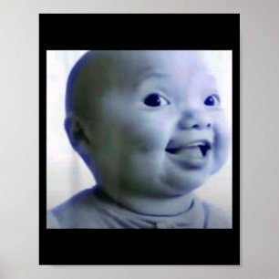 Lustige Nische Baby Gen Z Meme Ai Viral Kichernd A Poster