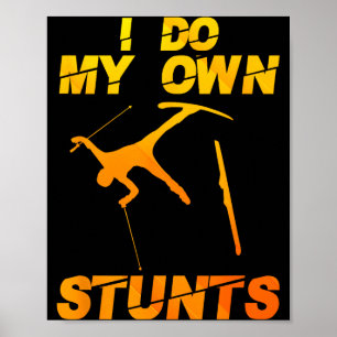 Lustige nordische Skilanglauf-Kunst für Männer Fra Poster