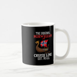 Lustige Norwegian Cruise Line Kaffeetasse