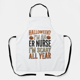 Lustige Notaufnahme Krankenschwester Halloween Gru Schürze