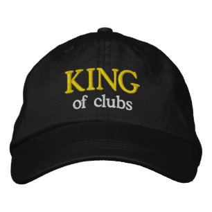 LUSTIGE NOVELTY GOLF ACCESSOIRES KÖNIG DER KREUZE BESTICKTE BASEBALLKAPPE