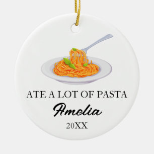 Lustige Nudeln-Geschenke für Frauen, Ravioli Spagh Keramik Ornament