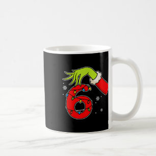 Lustige Nummer 6 Weihnachten 67 Sechs Sieben Meme Kaffeetasse