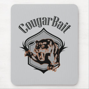 lustige Offensive Neuheit Spaß Cougar Köder Mousepad