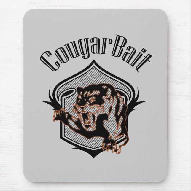 lustige Offensive Neuheit Spaß Cougar Köder Mousepad (Vorne)