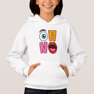 Lustige „Oh Nein“-Cartoon Hoodie