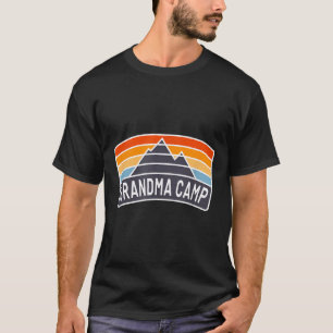Lustige Oma Camp Übernachtung Camping Enkel C T-Shirt