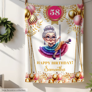 Lustige Oma-Decke Ruhestandsgeschenk individuell a Fleecedecke