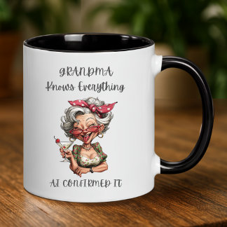 Lustige Oma-Tasse – KI bestätigt es Tasse