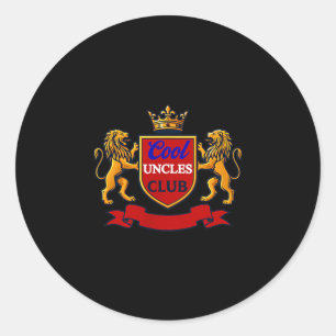 Lustige Onkel Club Onkel Immer Lustig Cket Lustige Runder Aufkleber