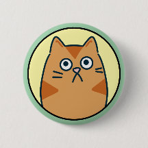 Lustige orange Zeichentrickkatze