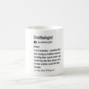 Lustige Ornithologe Definition Ornithologie Kaffeetasse