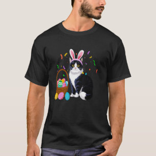 Lustige Ostereier Katzen Hasenohren Kostüm Für Kat T-Shirt