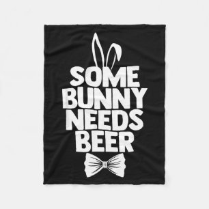 Lustige Ostermänner, irgendein Hase braucht Bier, Fleecedecke
