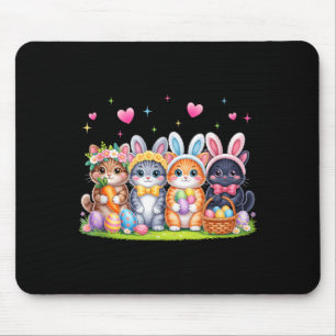 Lustige Ostern Katzen Ohren Hase Eier Frühling für Mousepad