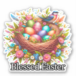 Lustige Ostern-Vinyl-Aufkleber Aufkleber