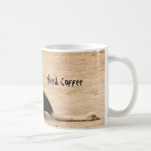 Lustige Ostrich-Tasse Kaffeetasse