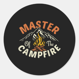 Lustige Outdoor-Camping-Geschenke Männer Frauen Me Runder Aufkleber