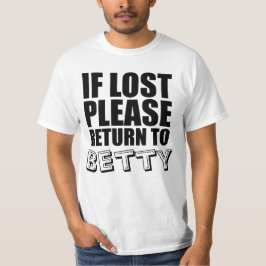 Lustige Paar-Shirts personalisiert T-Shirt