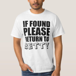Lustige Paar-Shirts personalisiert T-Shirt