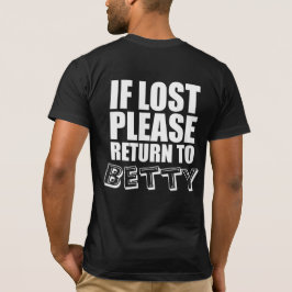 Lustige Paar-Shirts personalisiert T-Shirt