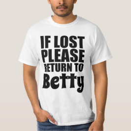 Lustige Paar-Shirts personalisiert T-Shirt