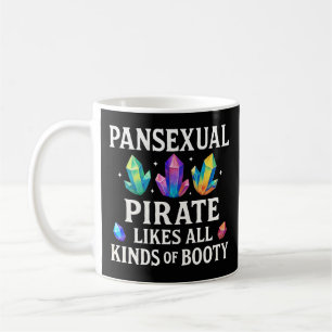 Lustige pansexuelle Piratenarsch-Witz-Konstruktion Kaffeetasse