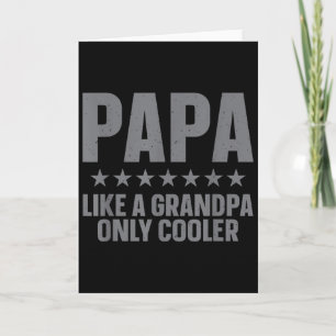 Lustige Papa-Kunst für Opa von Enkelkindern Väter  Karte