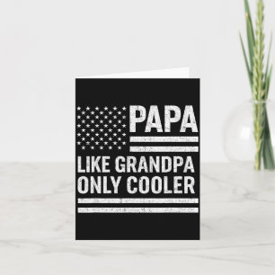 Lustige Papa-Kunst für Opa von Enkelkindern zum Va Karte