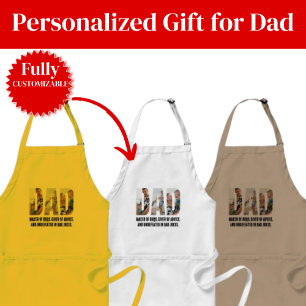 Lustige Papa-Schürze – BBQ-Meister & Dad-Joke-Cham Schürze