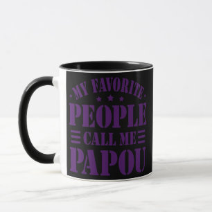 Lustige Papou s für Männer, süße Geschenkidee zum Tasse
