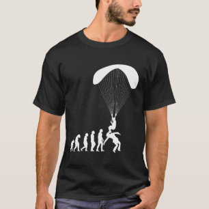 Lustige Paragliding Evolution Paragleiter Fallschi T-Shirt