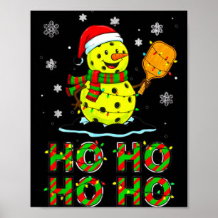 Lustige passende Familie Weihnachtsmann Ho Ho Ho C Poster