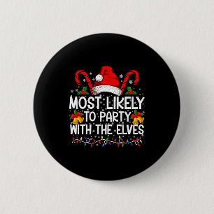 Lustige passende Weihnachten Aller Wahrscheinlichk Button
