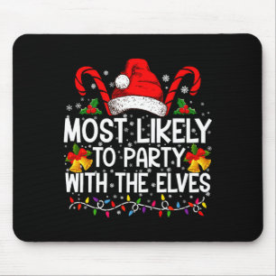 Lustige passende Weihnachten Aller Wahrscheinlichk Mousepad