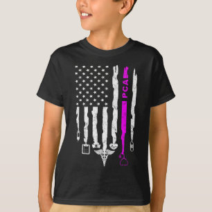 Lustige patriotische Pca USA-Flagge Nurses Week Ge T-Shirt