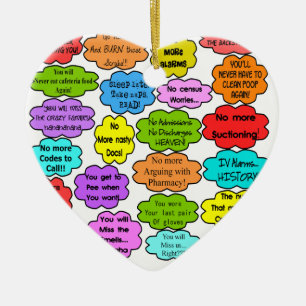 Lustige pensionierte keramikornament