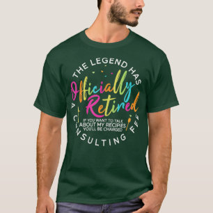 Lustige pensionierte Mittagessen-Lady Schulcafeter T-Shirt