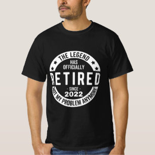 lustige Pensionierung, pensionierter Feuerwehrmann T-Shirt