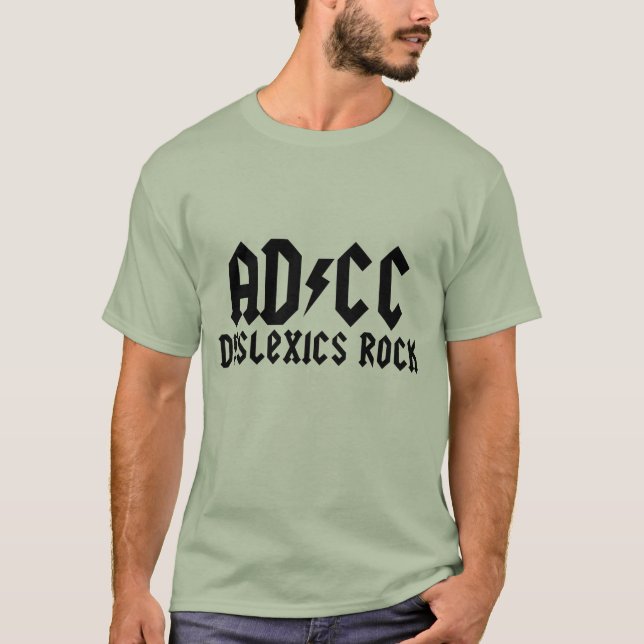 Lustige Person mit Lesestörung T-Shirt (Vorderseite)