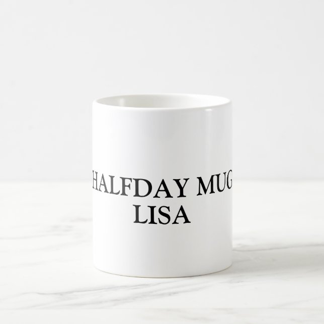 Lustige Personalisierte Namen für Bürogetränke Kaffeetasse (Mittel)