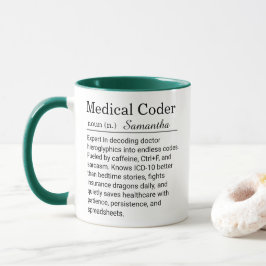 Lustige persönliche Definition eines Medizinischen Tasse
